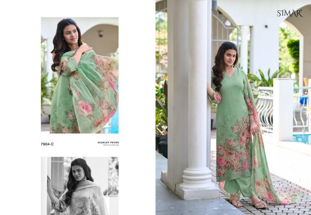Glossy simar elnaaz dress material wholesale